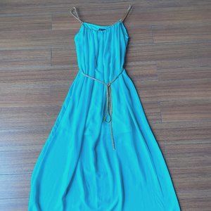 XS seduction teal/ blue elegant dress